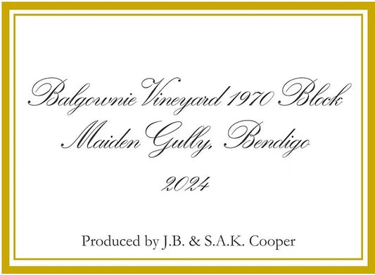 Joshua Cooper 'Balgownie Old Vines' Cabernet Sauvignon 2024